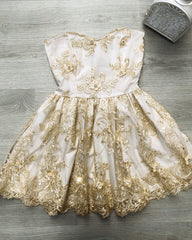 Elegant Sweetheart Homecoming Dresses Lace Appliques