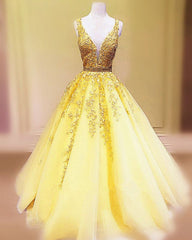 2024 A Line Tulle Lace Prom Dresses Champagne Evening Dress Beading Belt