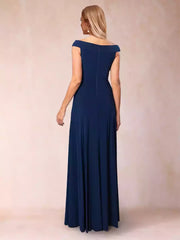 Exquisite A-line/Princess style off shoulder sleeveless ruffled Mother of the Bride Dresses