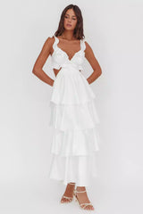 Eye catching hollow waist design with back strap lining Prom Dresses