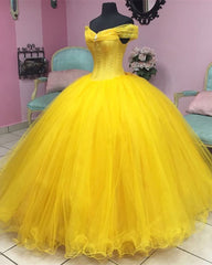 Fairytale Style Off The Shoulder Princess Ball Gowns Quinceanera Dresses