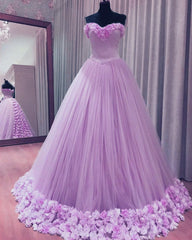 Flower Sweetheart Quinceanera Dresses Ball Gown