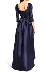 Sequin Formal Half Sleeve Mother of the Brides Dress