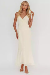 Gorgeous lining, sloping collar, adjustable shoulder straps, waist pleats, side zippers Prom Dresses
