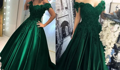 Sexy Black Lace Prom Dresses Off the Shoulder Evening Dress