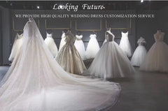 Customized Satin O-Neck Sleeveless Mermaid Wedding Dress with Side Slit Backless Bridal Gown