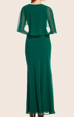 V Neck Chiffon Formal Mother of the Brides Dress