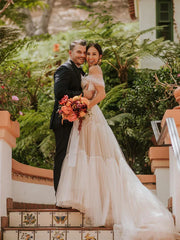 Aimishang Elegant Sweetheart Neckline Off-The-Shoulder A-line Wedding Dresses With Appliques Beautiful