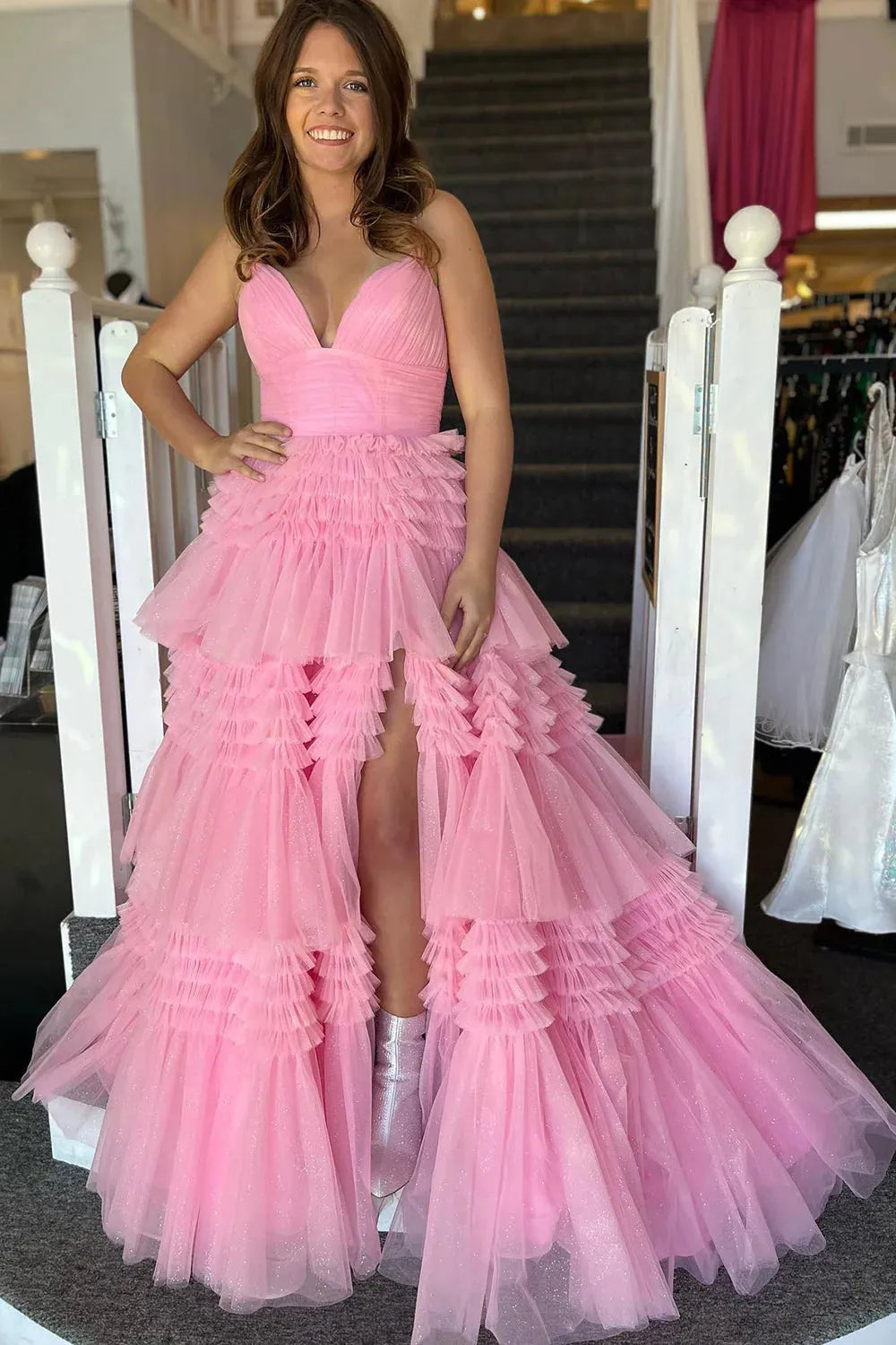 Wholesale Sexy Daffodil A-Line Doric Sweetheart Long Prom Dress prom dresses with long sleeves