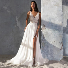 Jiayigong Beach Wedding Dress Robe De Mariee Custom Plus Size Bridal Gowns