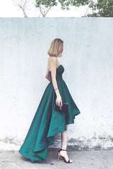 High Low Sweet Heart Satin Fashion Homcoming Dresses Prom dresses PG106