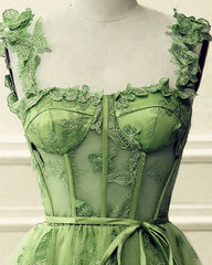 Short Butterfly Lace Corset Homecoming Dress