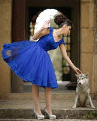 Tulle Homecoming Dresses Lace Off The Shoulder
