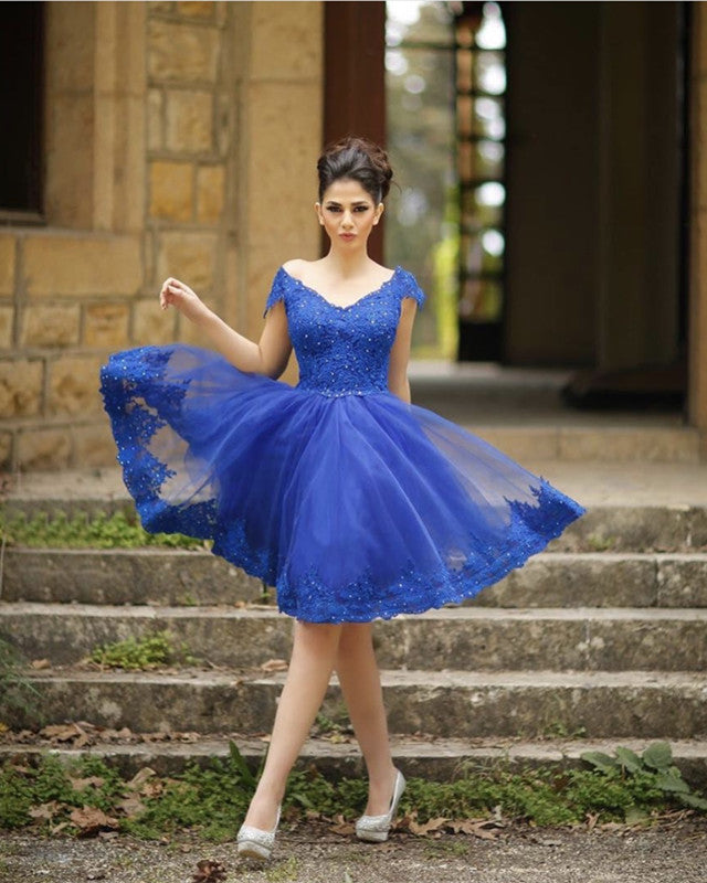 Tulle Homecoming Dresses Lace Off The Shoulder