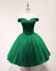 Princess Homecoming Dresses Beaded Off Shoulder Tulle Ruffles