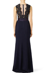 Mermaid Lace Long Mother of the Brides Dress
