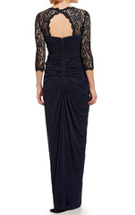 Half Sleeves Lace Mother of the Brides Dress