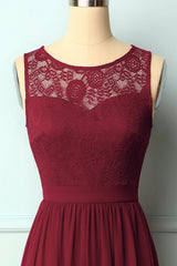 Lace Long Bridesmaid Dress