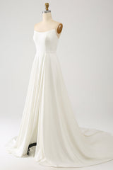 Ivory A Line Off The Shoulder Bridal Dress With 3D Butterflies Long Sleeves Sexy