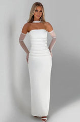Sexy Simple Black A-Line Off the Shoulder Long Formal Prom Dress