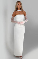 Sexy Simple Black A-Line Off the Shoulder Long Formal Prom Dress