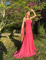 Backless Chiffon Wedding Guest Dress Formal Party Dresses with Scarf