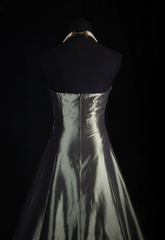Strapless Satin Beaded Prom Dress Formal Party Dress Long Evening Gown
