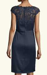 Sleeves Lace Satin Mother of the Brides Dress