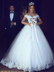 Wedding Dress Cap Sleeves, Bridal Gown ,Dresses For Brides, DT0352