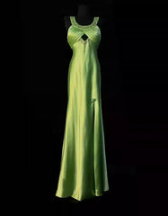 Elegant Green Vintage Beading Long Prom Dress Formal Party Dress Evening Dress Wholesale