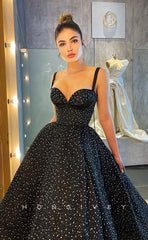 L1217 - Sweet Sparkly Tiered Waist Princess Prom Evening Party Formal Dress