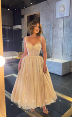 L1228 - Sweet Glitter Illusion Princess Party Formal Evening Prom Dress