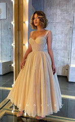 L1228 - Sweet Glitter Illusion Princess Party Formal Evening Prom Dress