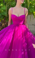 L1299 -  Sweet Ruched Tiered Strappy With Bow Detail Prom Formal Party Evening Dress