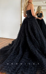 L1300 - Classic Sweetheart Spaghetti Straps Appliques Formal Party Prom Evening Dress