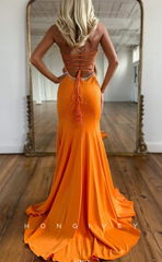 L1625 - Sexy Trumpt Satin Glitter Sweetheart Strapless Sleeveless Fully Beaded With Side Slit Party Prom Evening Dress