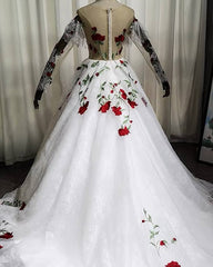 Lace Charro Quinceanera Dresses Long Sleeve