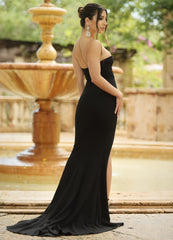 Cameron One Shoulder  Gown- Black