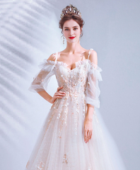 Tulle Lace Long Prom Dress Lace Long Evening Dress