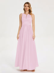 Modern A-line Satin Prom Dresses