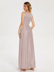 Modern A-line Satin Prom Dresses