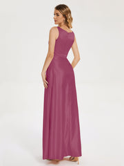 Modern A-line Satin Prom Dresses