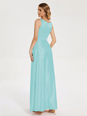 Modern A-line Satin Prom Dresses
