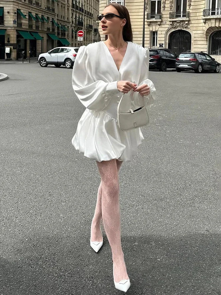 Weitese Formal Wear Dresses Lantern Long Sleeve Ball Gown Dress Wedding Dress Prom Dress Shops