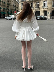 Weitese Formal Wear Dresses Lantern Long Sleeve Ball Gown Dress Wedding Dress Prom Dress Shops