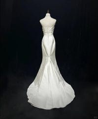 Elegant Spaghetti Straps Pleated Satin Floor Length Prom Dress Evening Dress Birthday Party Dress HZ0319