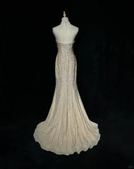 Shiny Sweetheart Neckline Sequins Floor Length Prom Dress Evening Dress Party Dress HZ0319