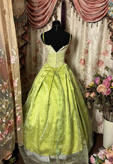 Sweet Prom Dress Spaghetti Straps Pleated Ball Gown Evening Dress Dance Dress Birthday Party Dress HZ0319