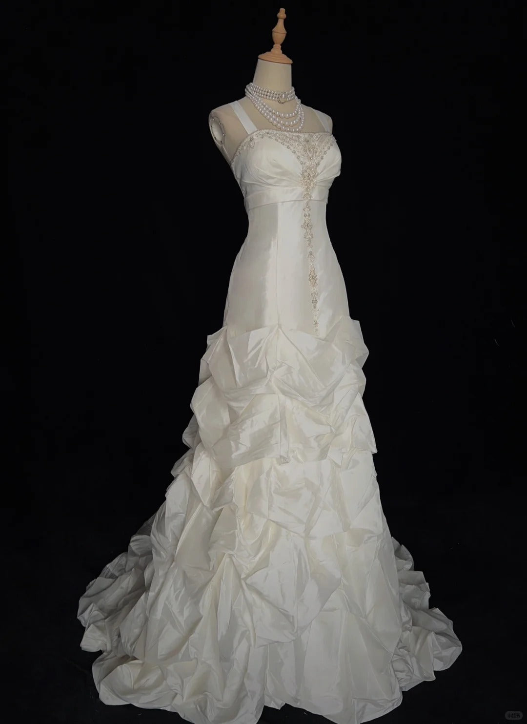 Stunning Wedding Dress Square Neck Pleated Prom Dress Evening Dress Gala Dress Birthday Dress HZ0319