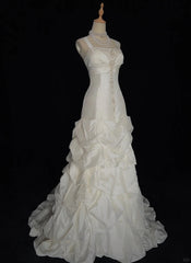 Stunning Wedding Dress Square Neck Pleated Prom Dress Evening Dress Gala Dress Birthday Dress HZ0319